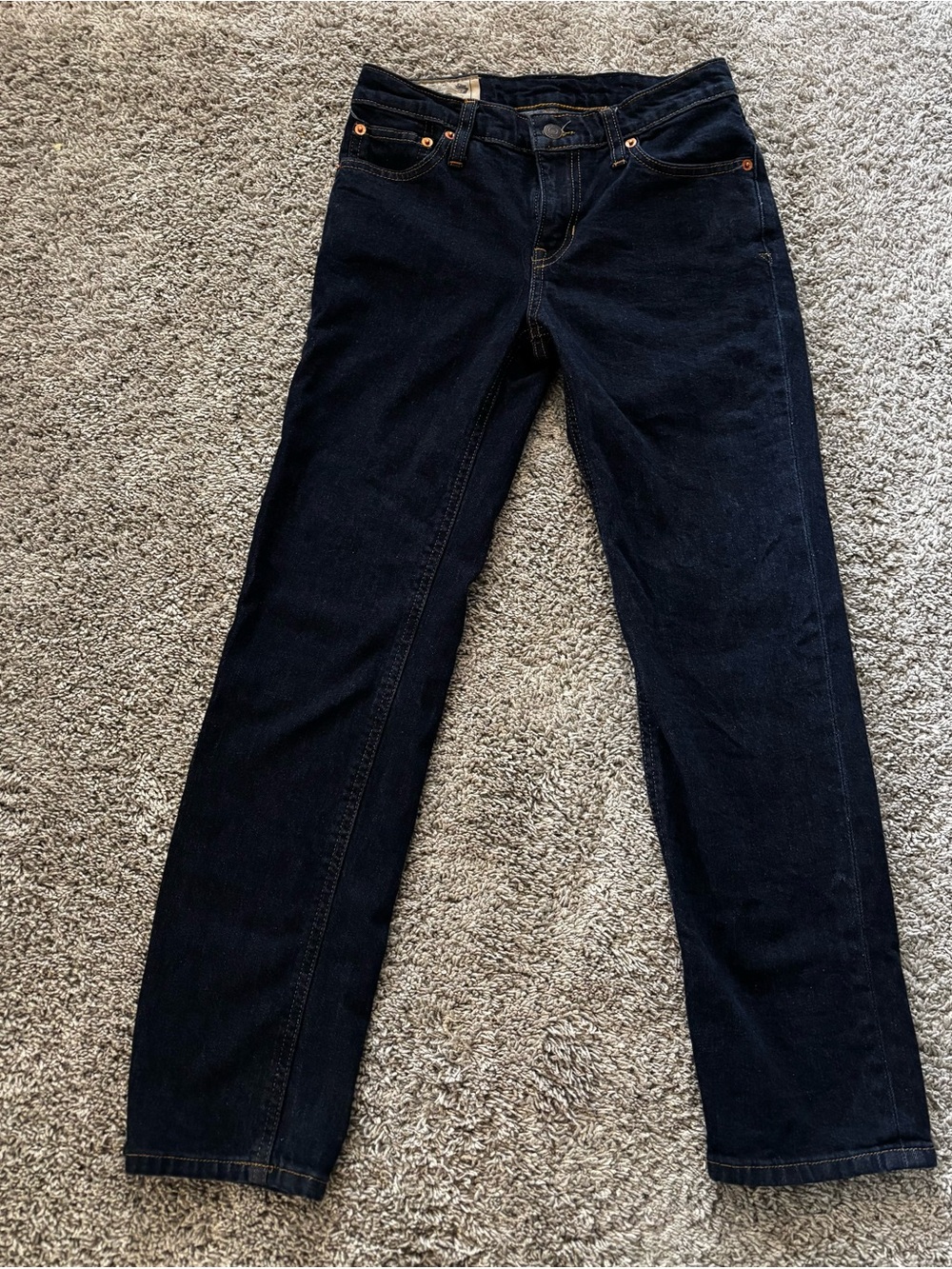 Polo Ralph Lauren Slim Dark Blue Jeans Preppy Kids Boys Size 12